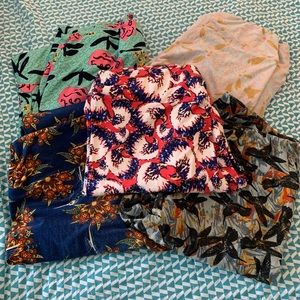 5 pair lularoe leggings. Size TC
